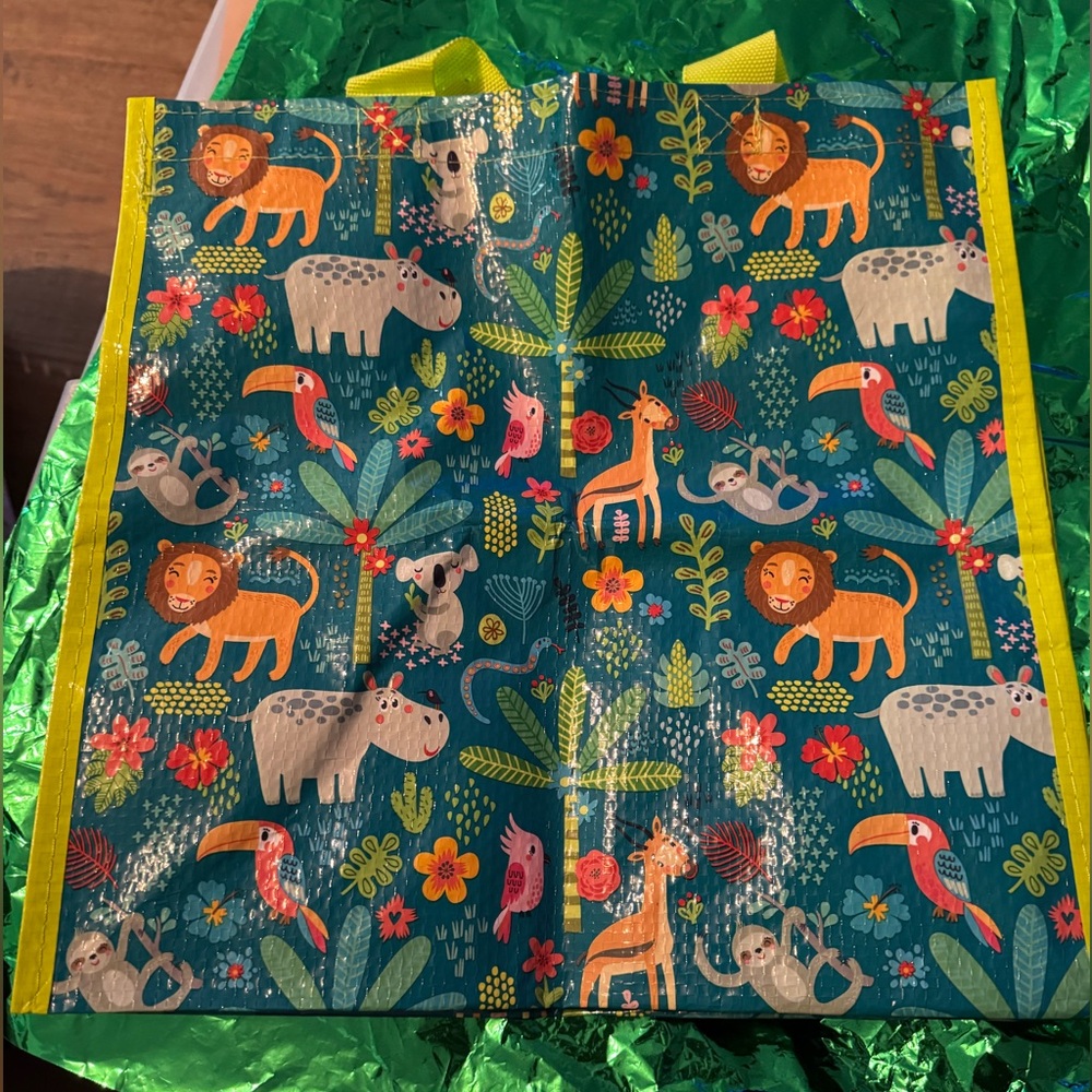 Reusable shopping bag/ tote from jungle safari NEW